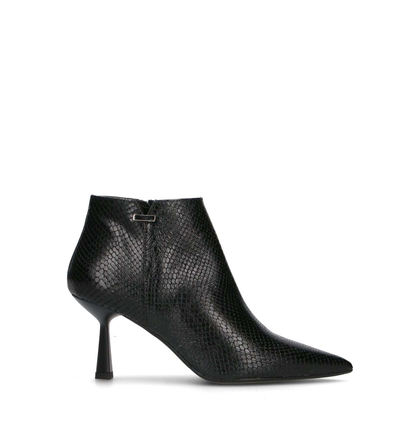 CHANTAL 1962 Tronchetto donna nero in pelle