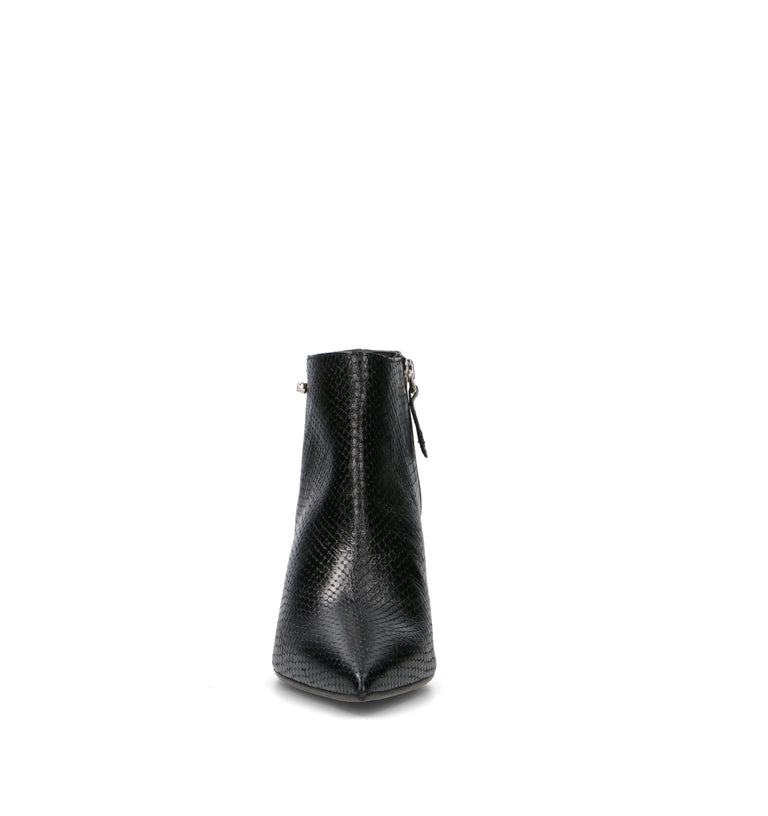 CHANTAL 1962 Tronchetto donna nero in pelle