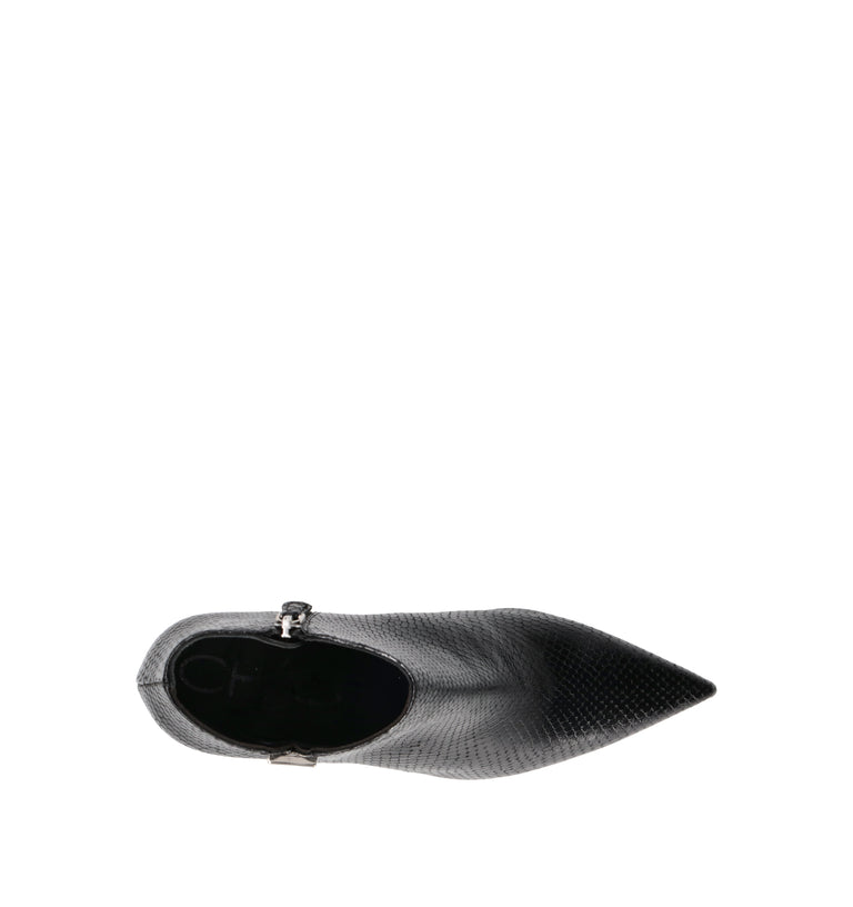 CHANTAL 1962 Tronchetto donna nero in pelle