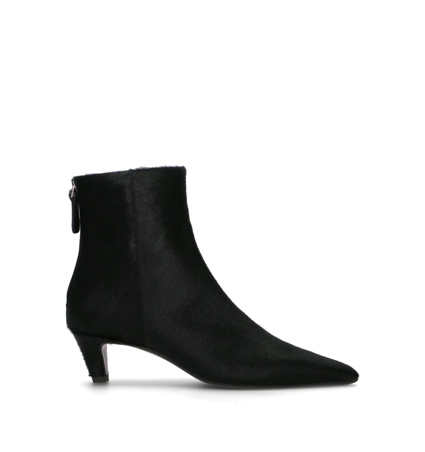 CHANTAL 1962 Tronchetto donna nero in cavallino