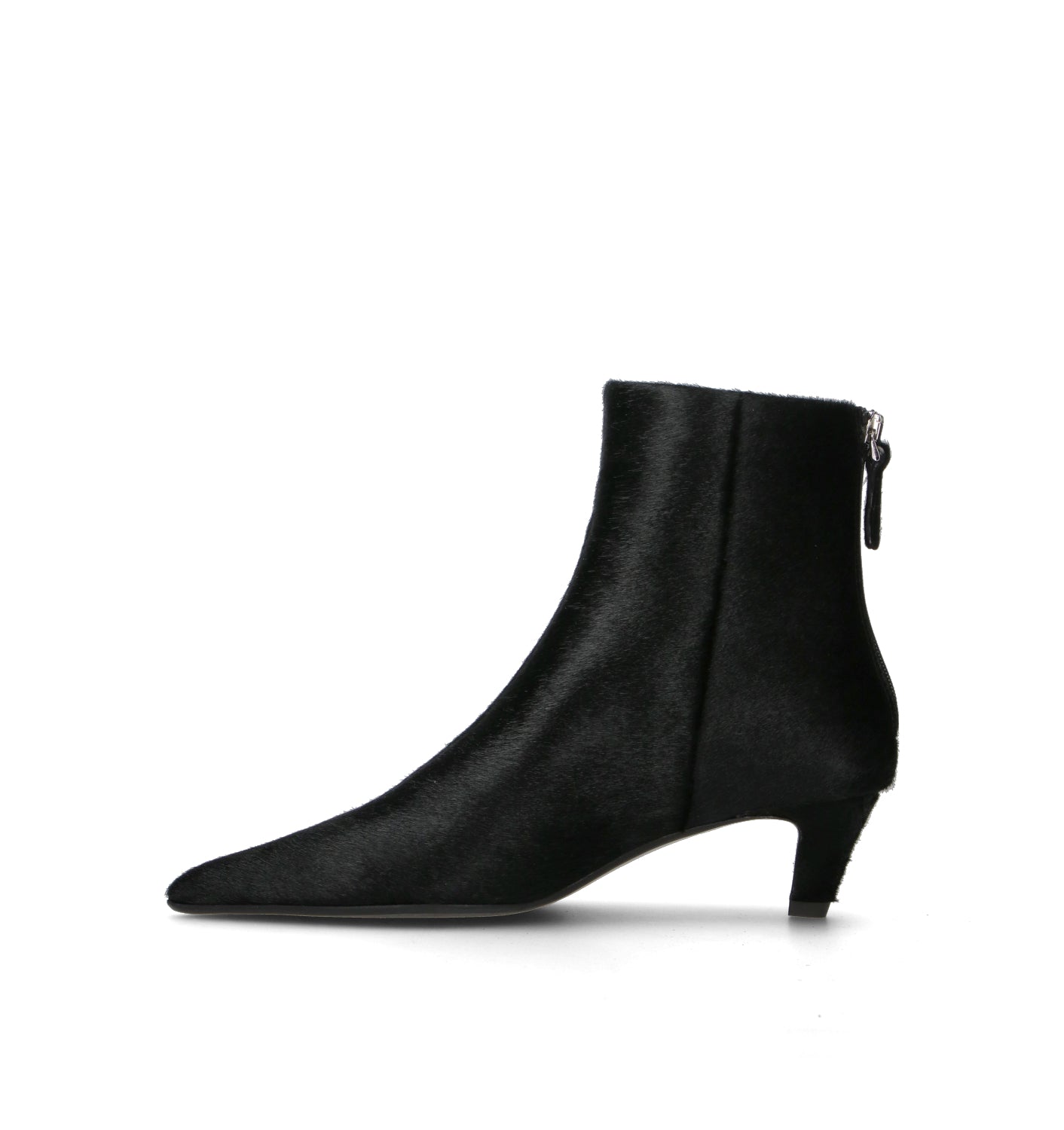 CHANTAL 1962 Tronchetto donna nero in cavallino
