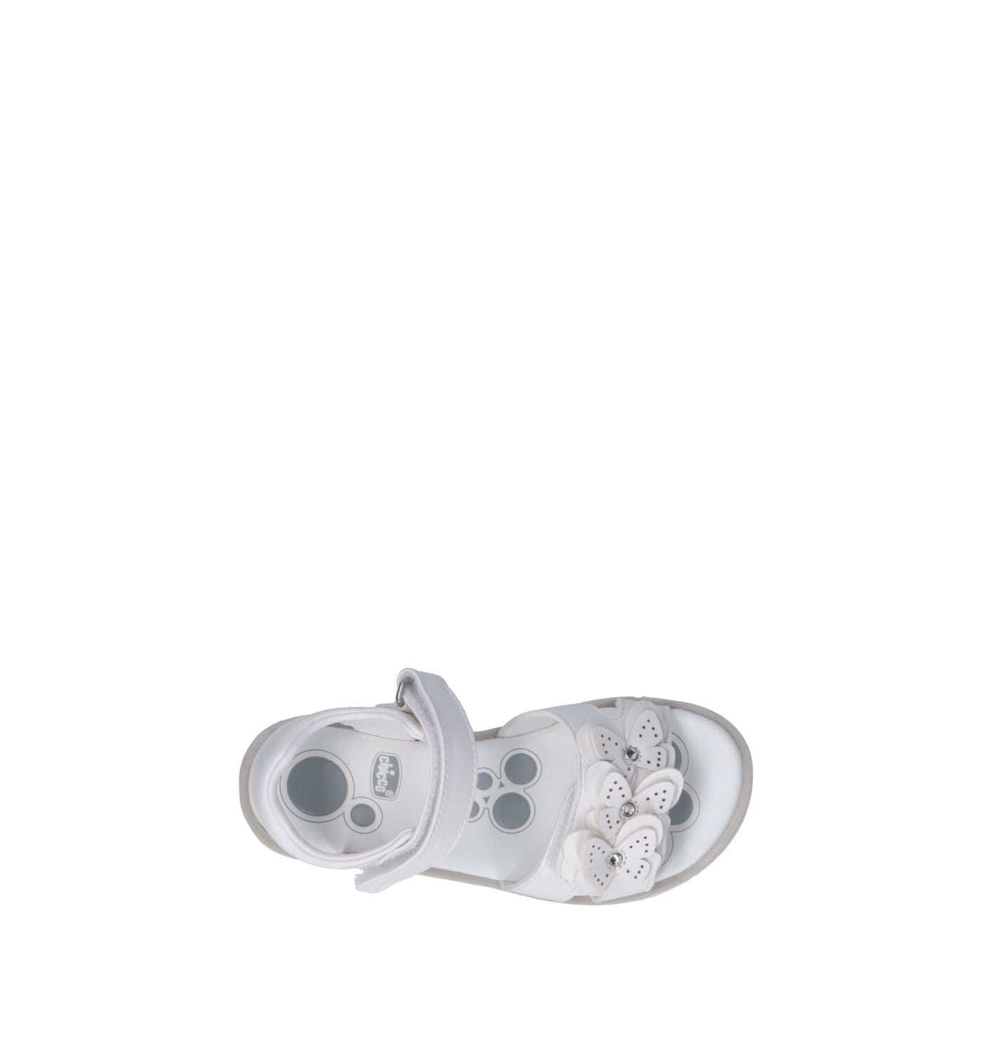 CHICCO Sandalo bimba bianco