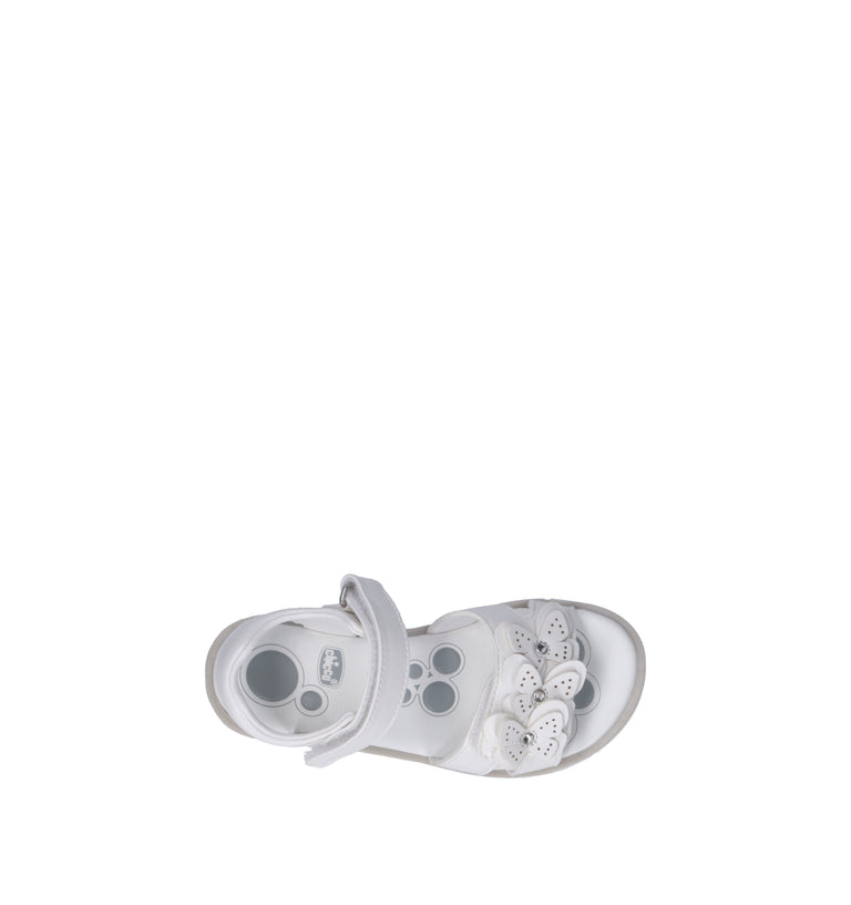 CHICCO Sandalo bimba bianco