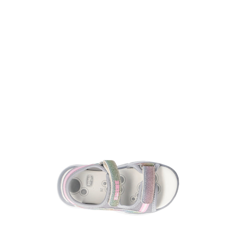CHICCO Sandalo bimba grigio