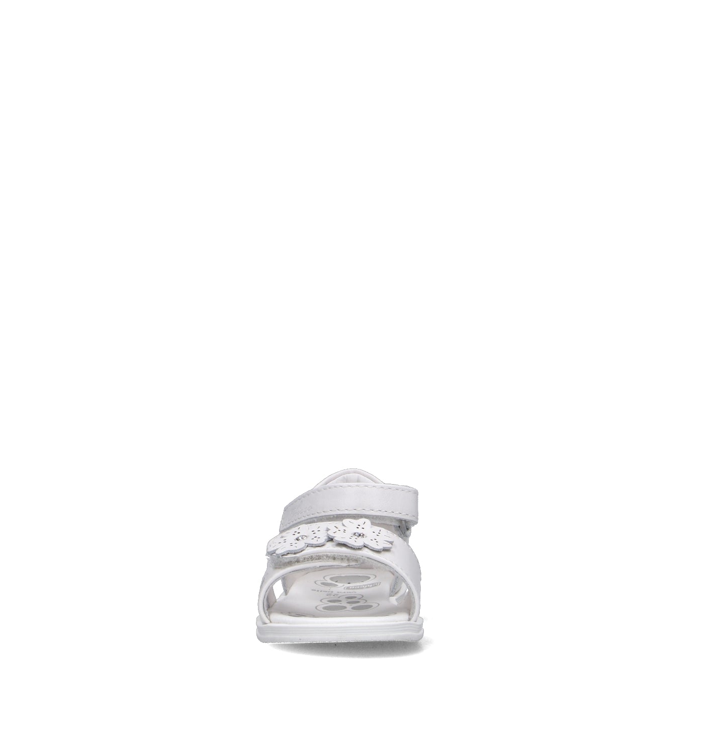CHICCO Sandalo bimba bianco in pelle