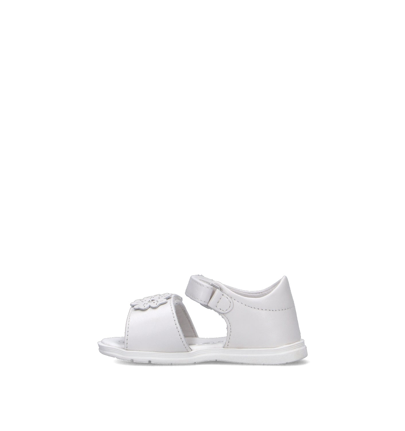 CHICCO Sandalo bimba bianco in pelle