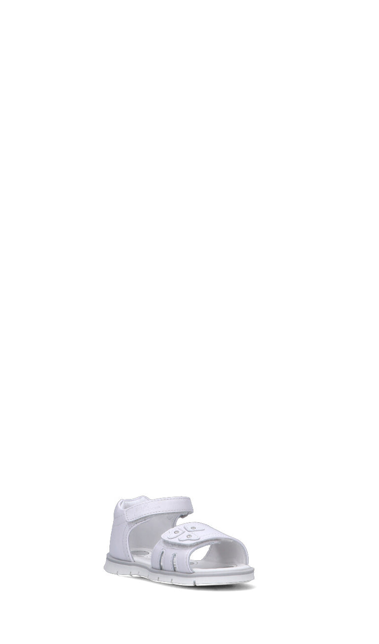 CHICCO Sandalo bimba bianco in pelle