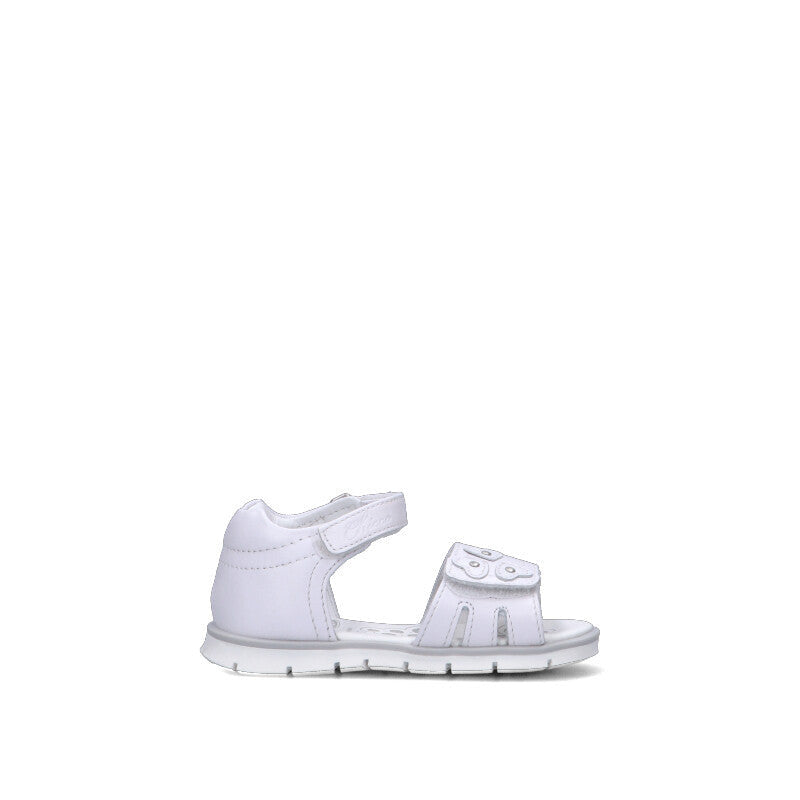 CHICCO Sandalo bimba bianco in pelle