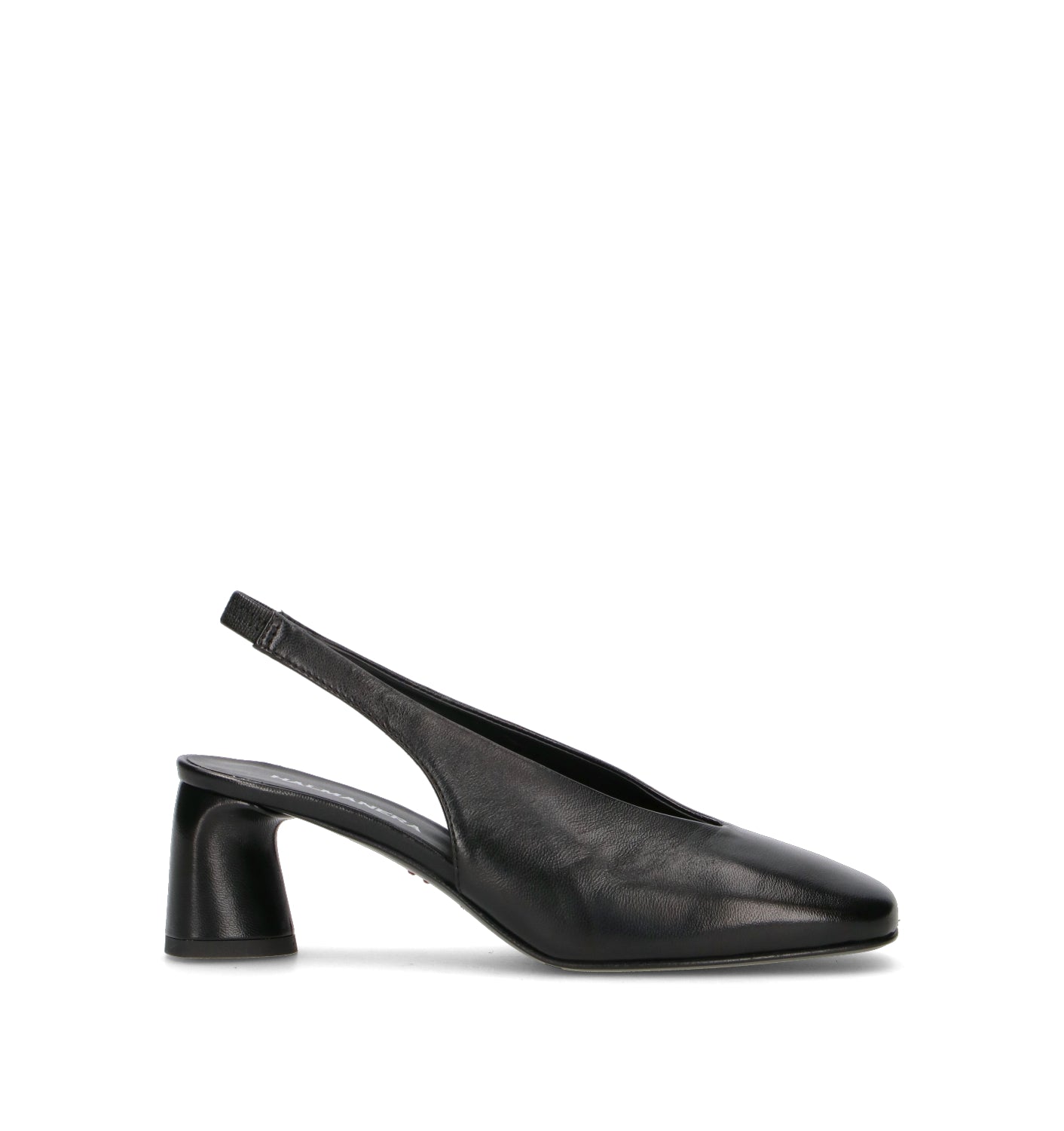 HALMANERA Slingback donna nera in pelle
