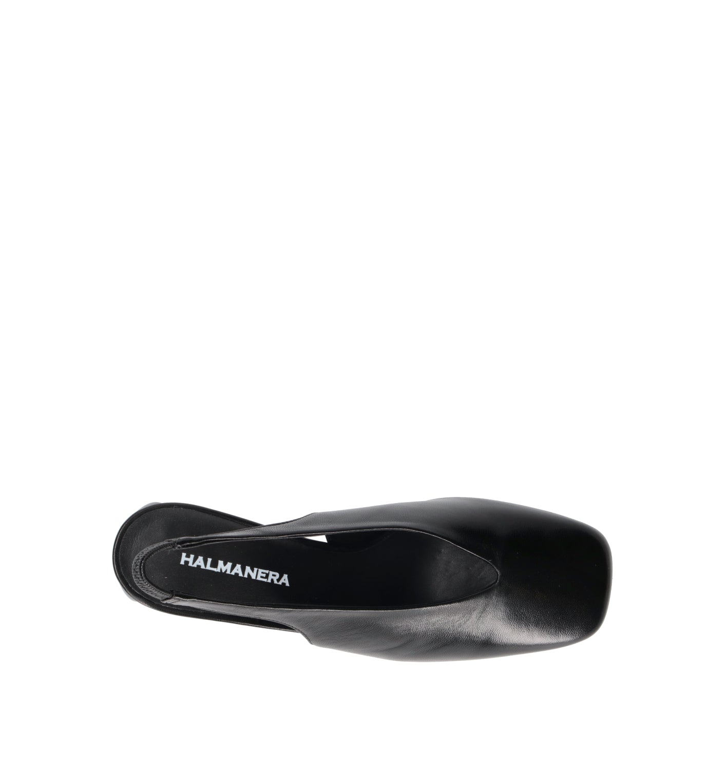 HALMANERA Slingback donna nera in pelle
