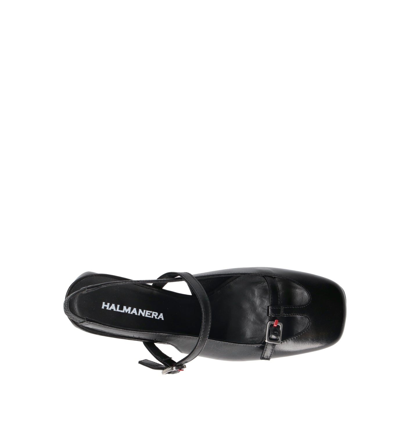 HALMANERA Slingback donna nero in pelle