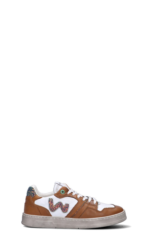 WOMSH Sneaker donna cuoio in pelle