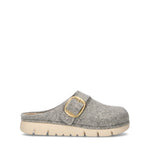 GRUNLAND Pantofola donna grigia