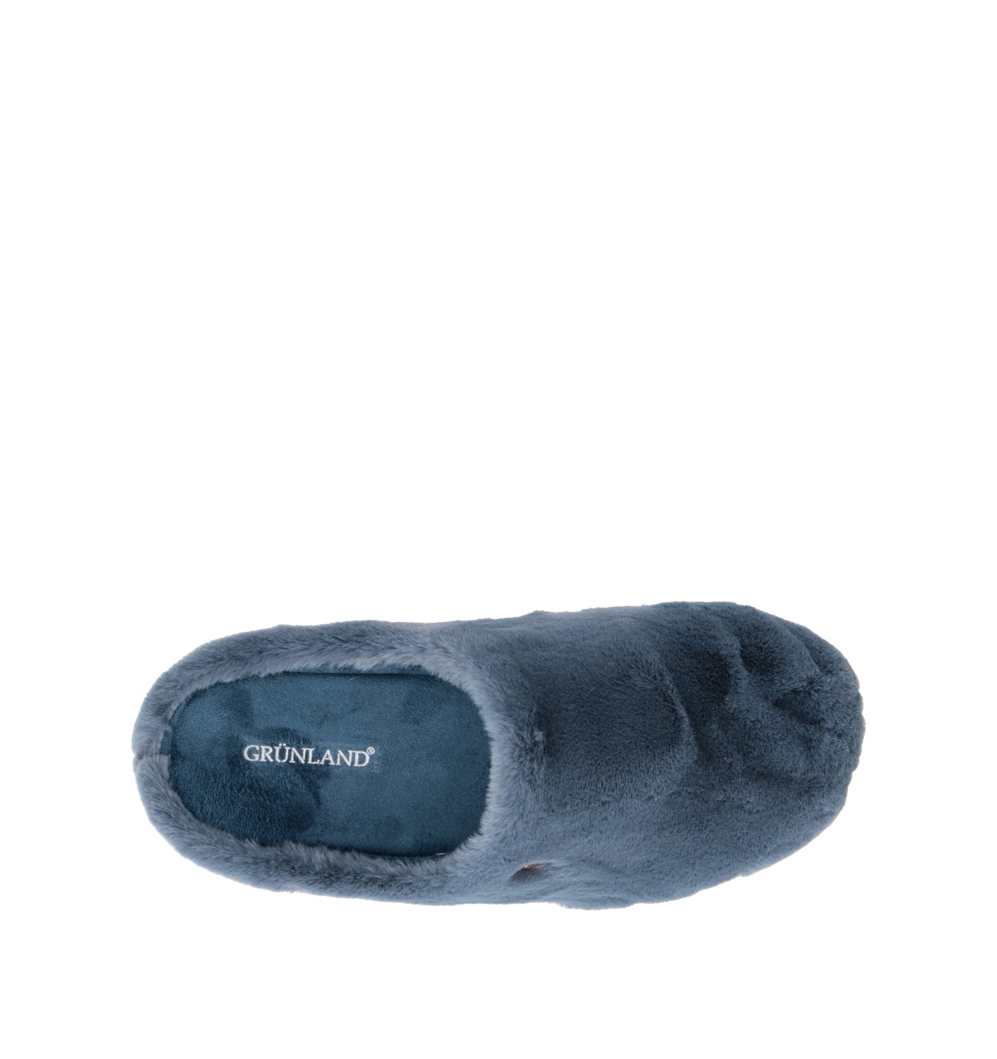 GRUNLAND Pantofola donna blu