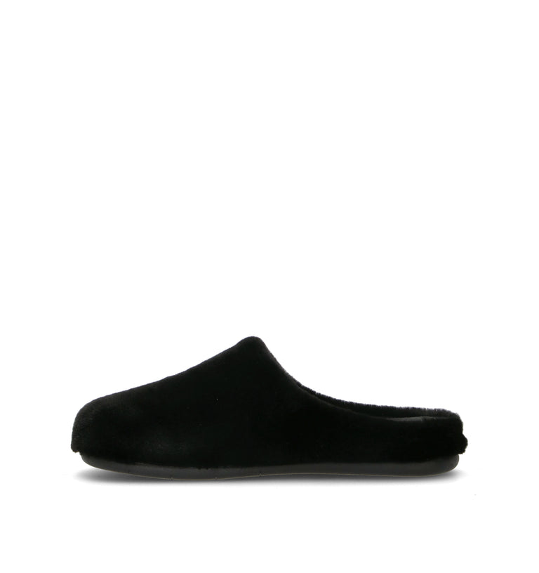GRUNLAND Pantofola donna nera