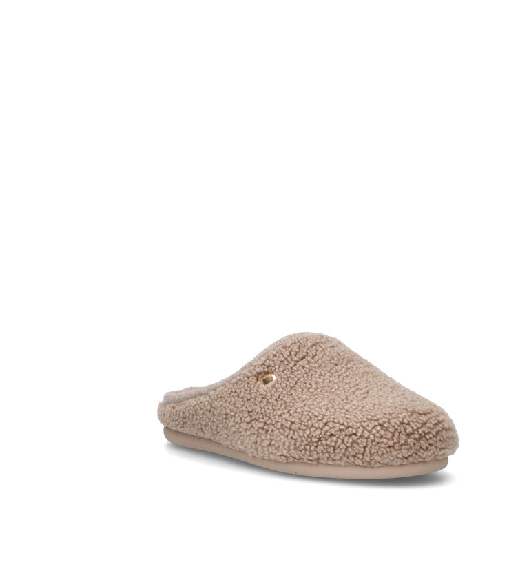 GRUNLAND Pantofola donna taupe
