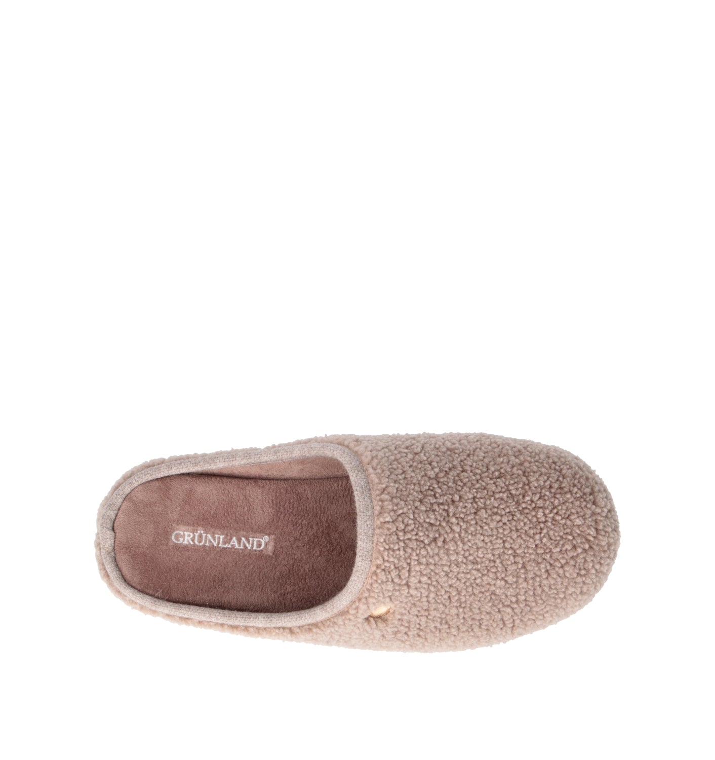 GRUNLAND Pantofola donna taupe