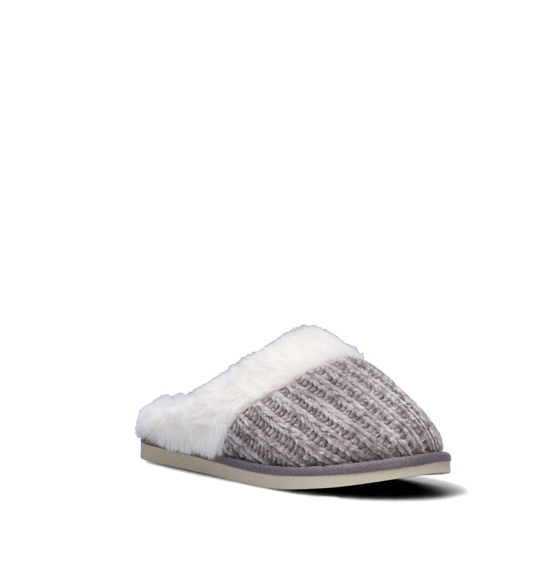 GRUNLAND Pantofola donna grigia