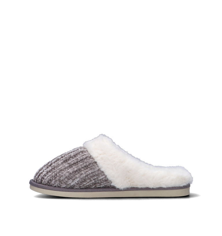 GRUNLAND Pantofola donna grigia
