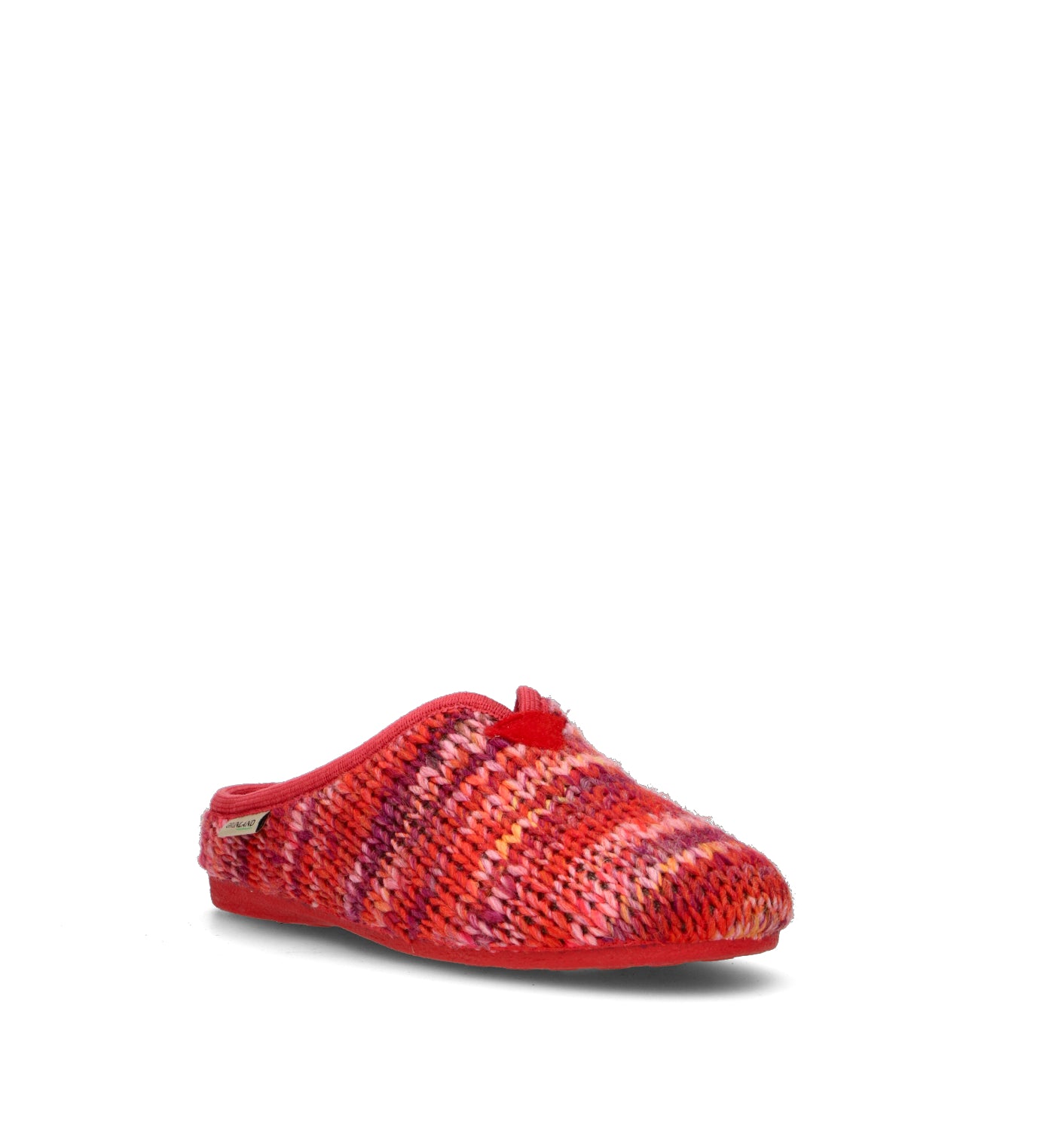 GRUNLAND Pantofola donna rossa