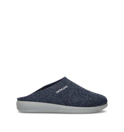 GRUNLAND Pantofola donna blu