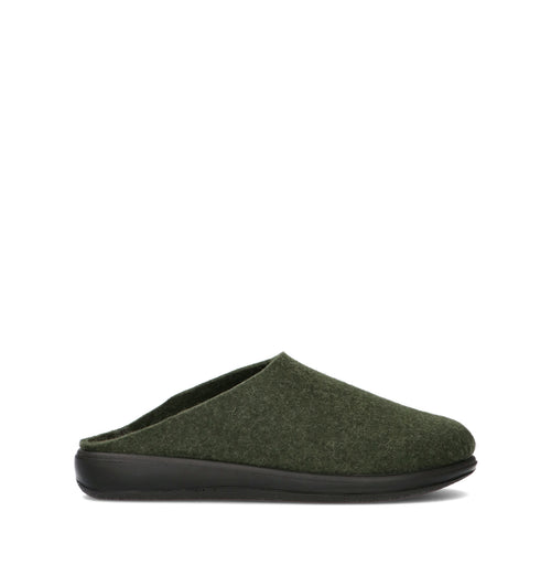 GRUNLAND Pantofola uomo verde