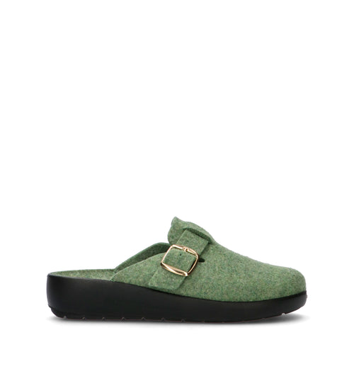 GRUNLAND Pantofola donna verde
