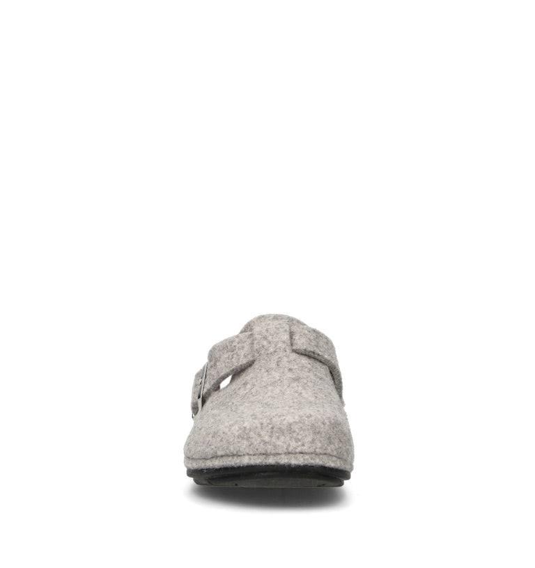 GRUNLAND Pantofola donna grigia