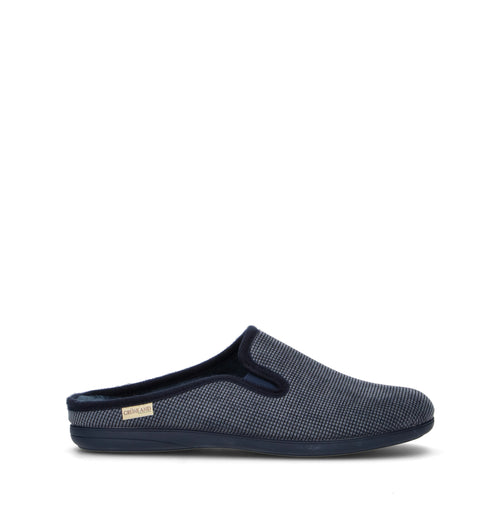 GRUNLAND Pantofola uomo blu