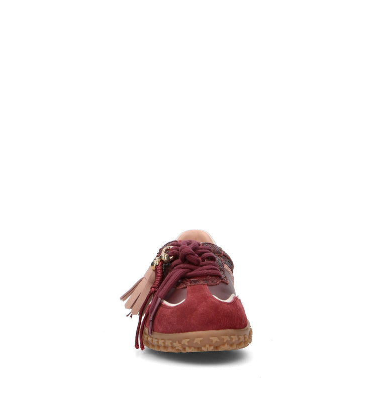 GIO+ Sneaker donna bordeaux in pelle
