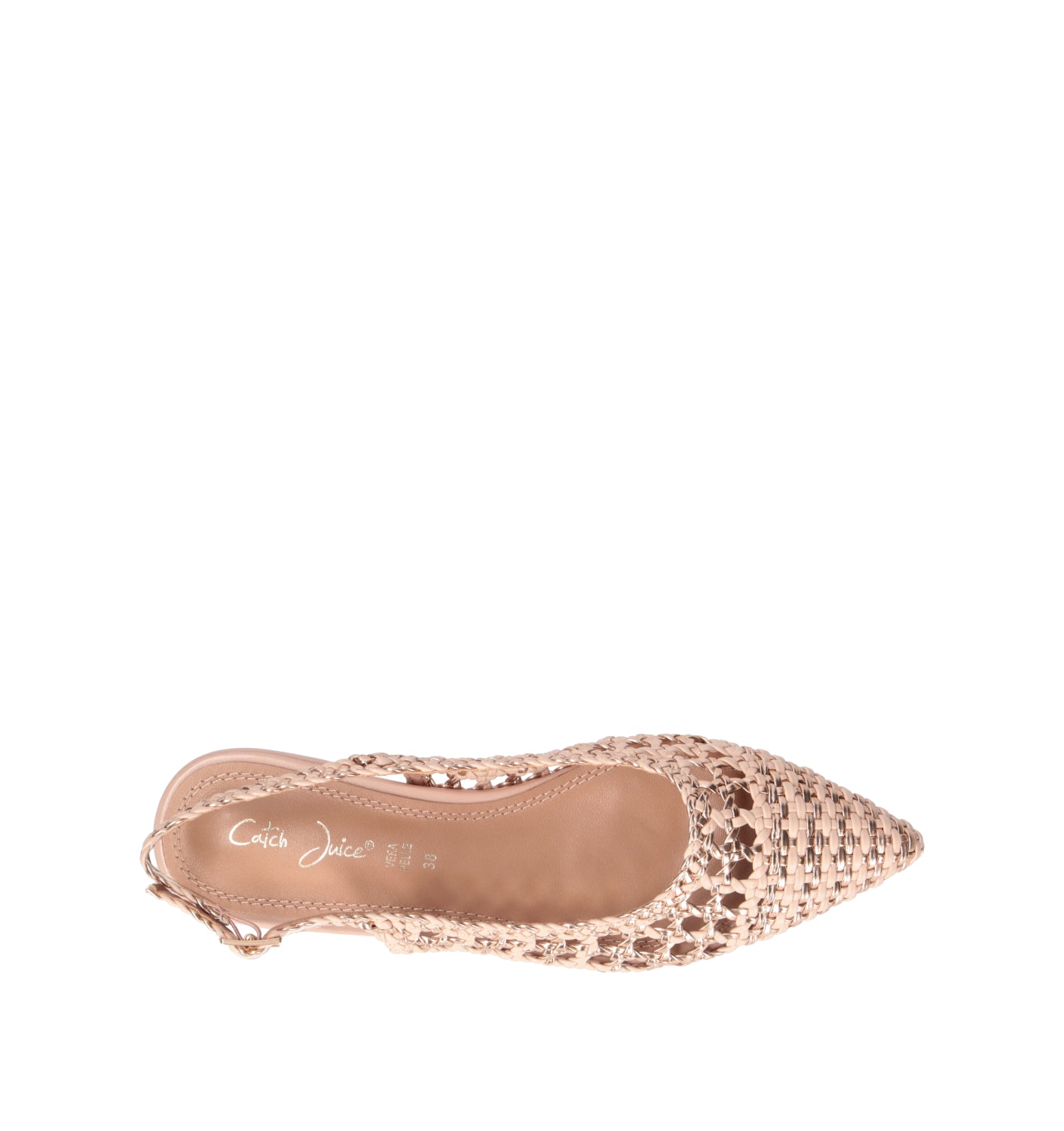 CATCH JUICE Slingback donna nude