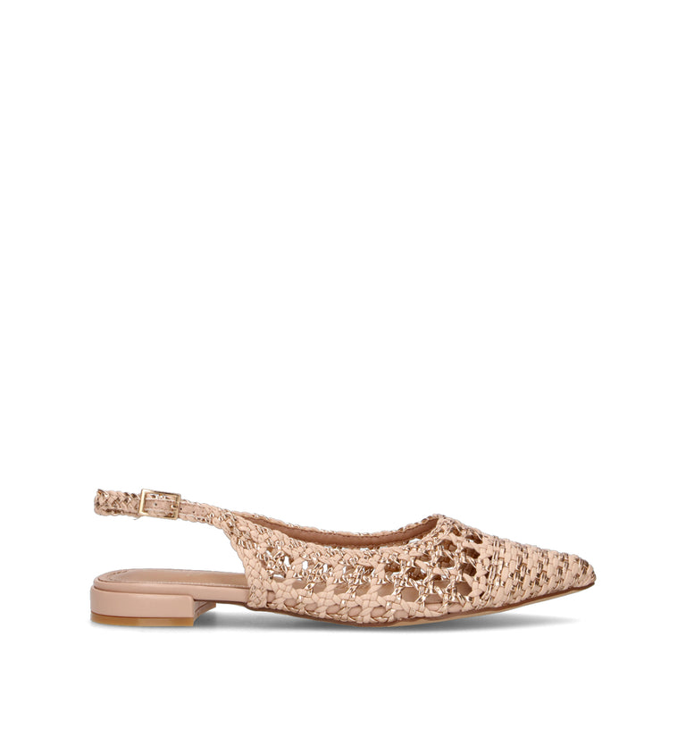 CATCH JUICE Slingback donna nude
