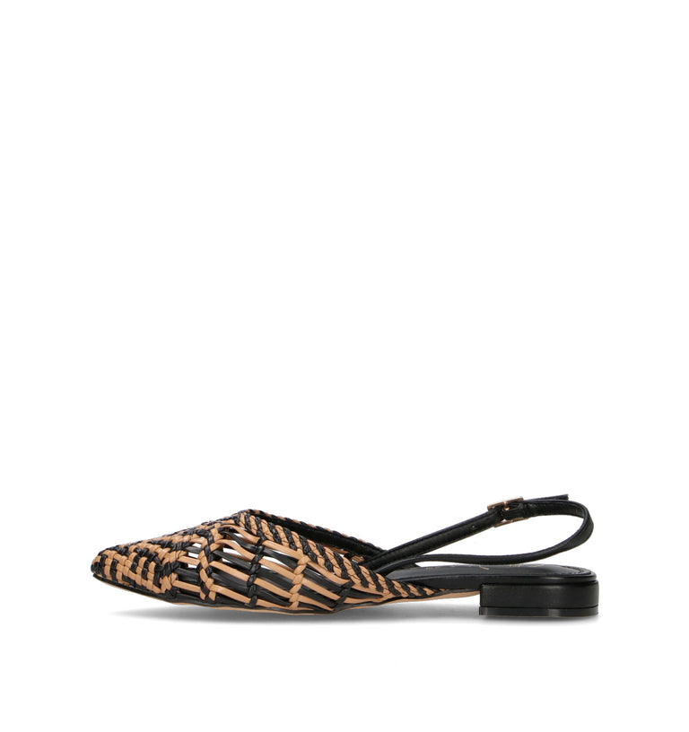 CATCH JUICE Slingback donna nera