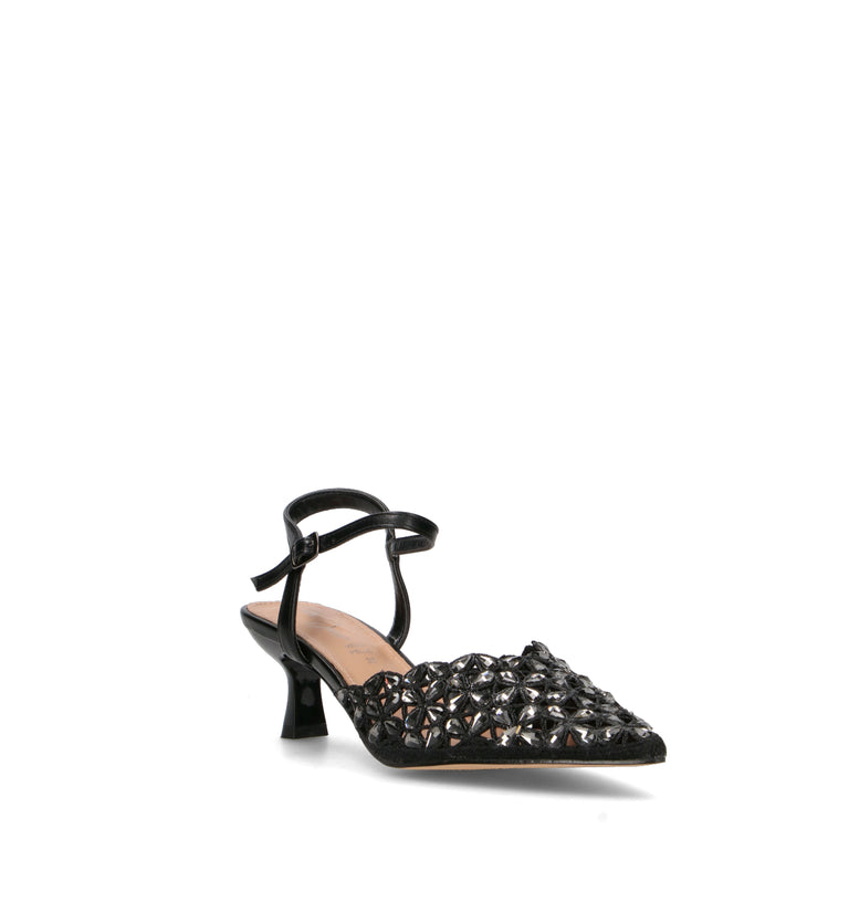 CATCH JUICE Slingback donna nera