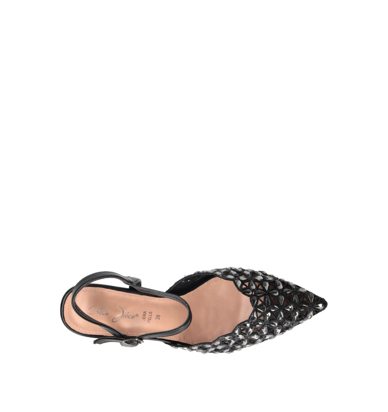 CATCH JUICE Slingback donna nera
