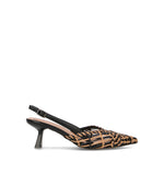 CATCH JUICE Slingback donna nera/beige