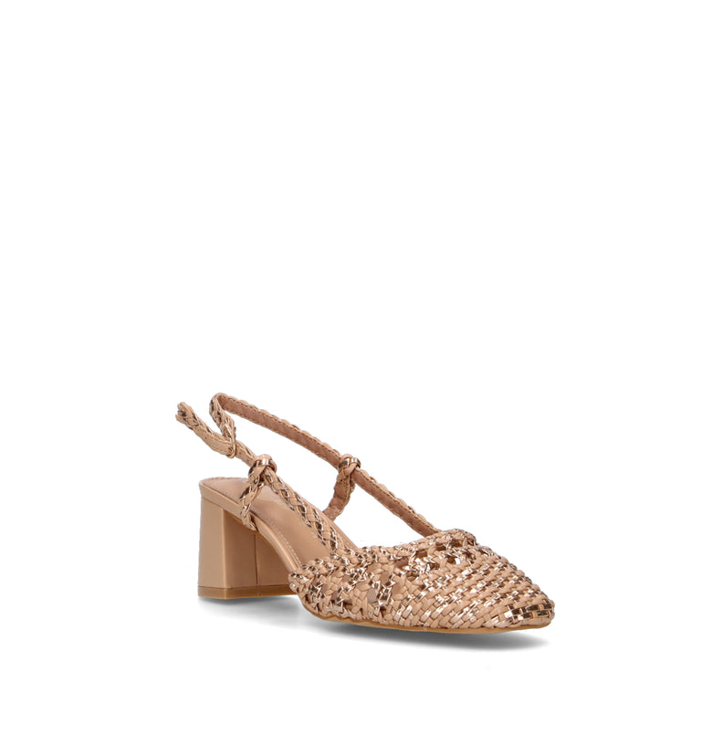 CATCH JUICE Slingback donna nude