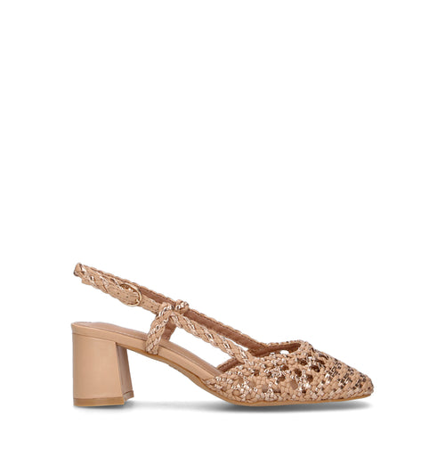 CATCH JUICE Slingback donna nude