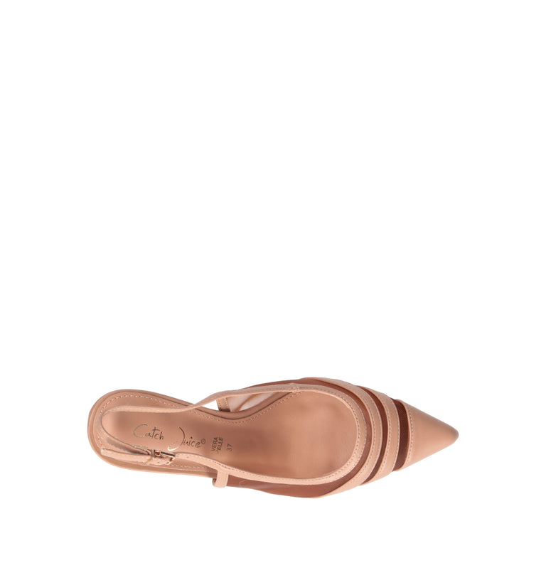 CATCH JUICE Slingback donna nude