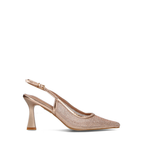 CATCH JUICE Slingback donna oro rosa