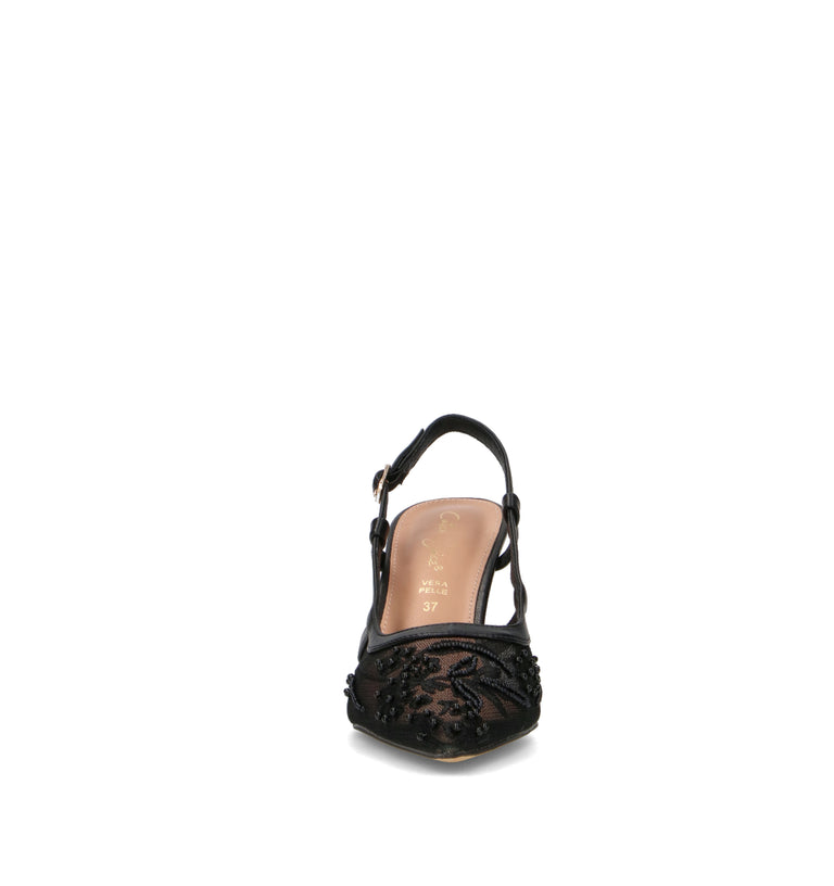 CATCH JUICE Slingback donna nera