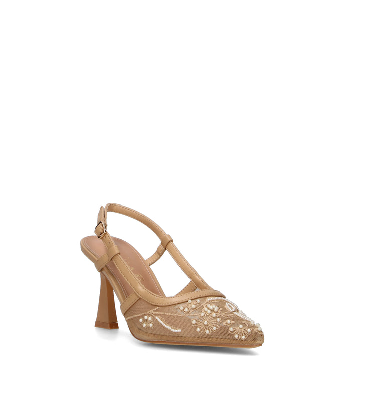 CATCH JUICE Slingback donna tan