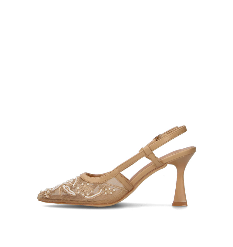 CATCH JUICE Slingback donna tan