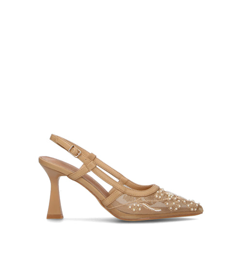 CATCH JUICE Slingback donna tan
