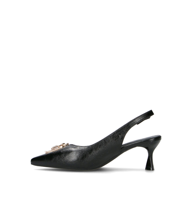 CATCH JUICE Slingback donna nera