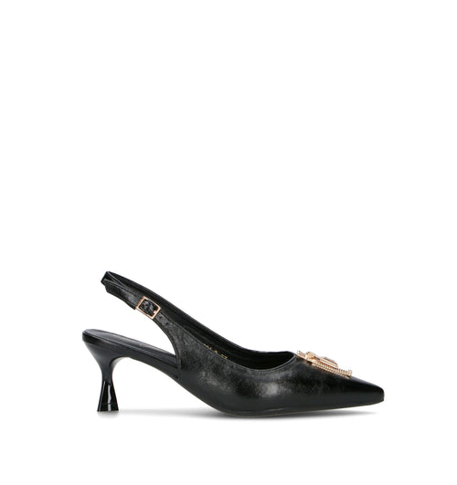 CATCH JUICE Slingback donna nera