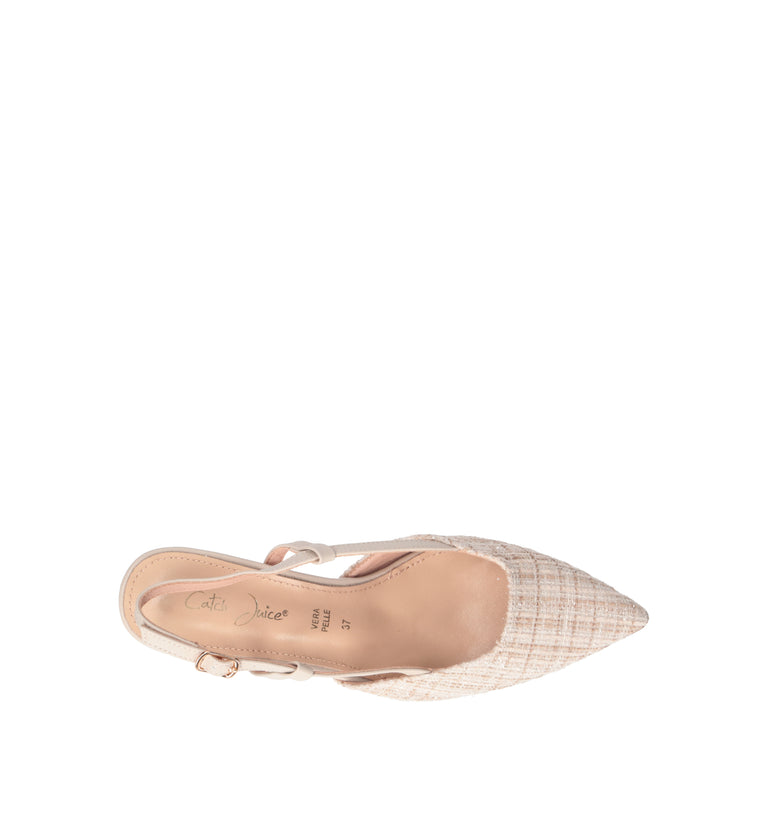 CATCH JUICE Slingback donna beige