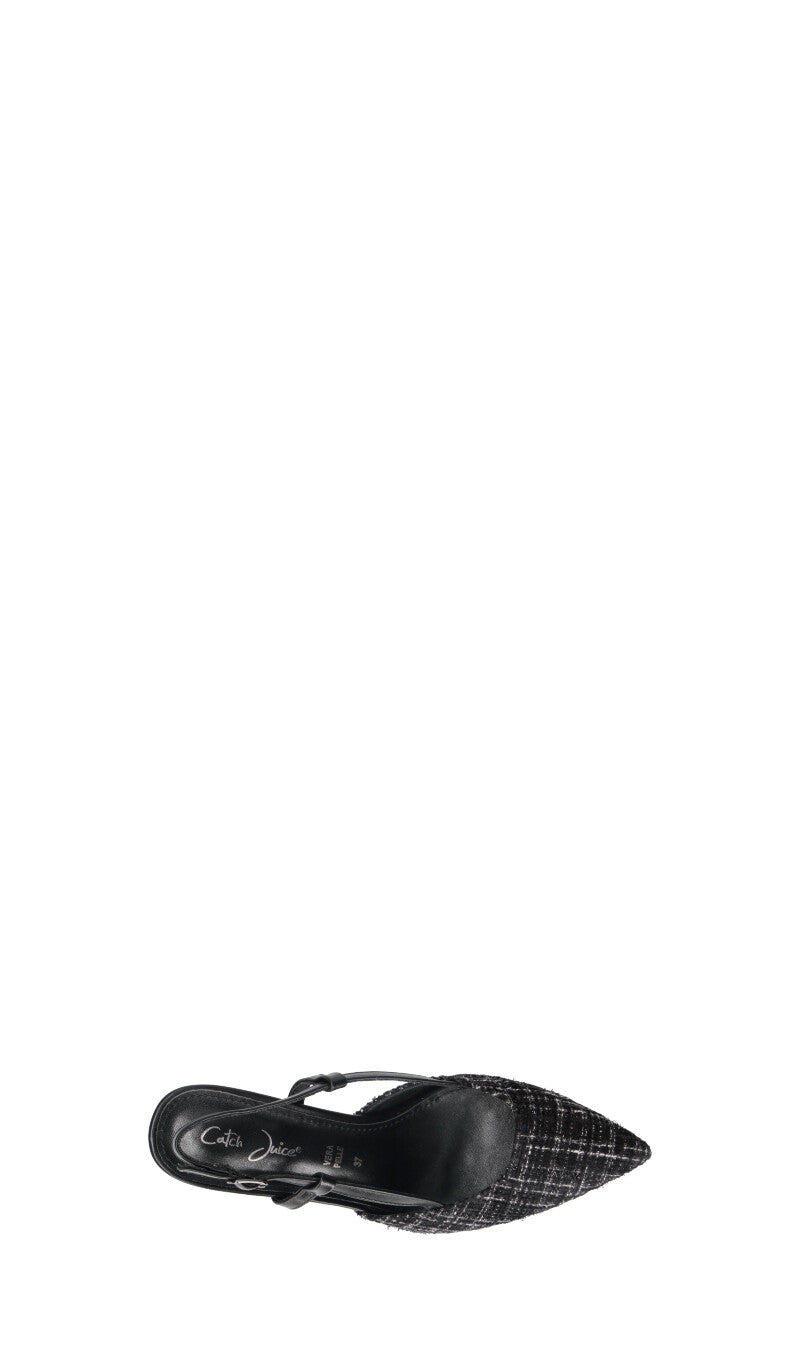 CATCH JUICE Slingback donna nera