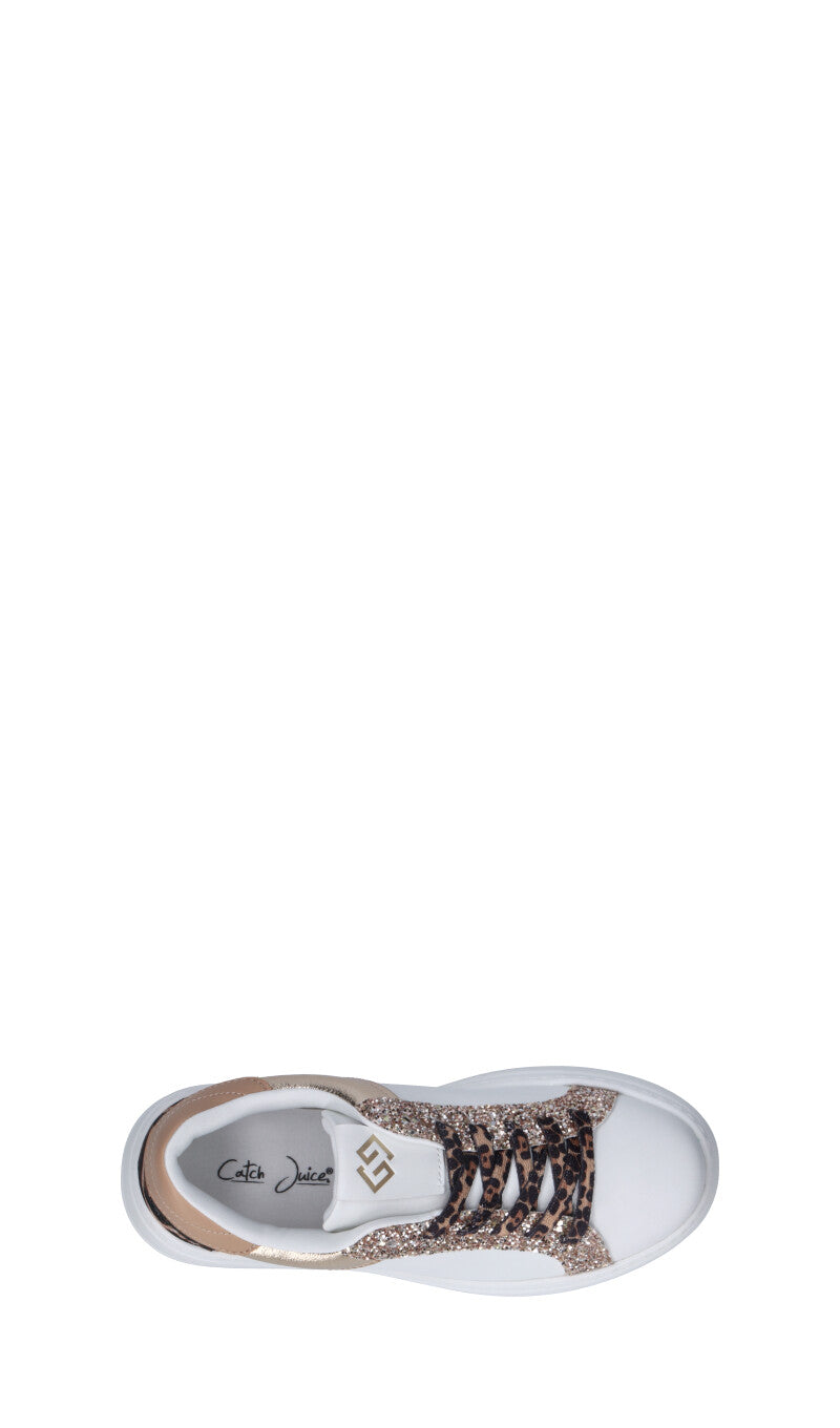 CATCH JUICE Sneaker donna bianca/oro