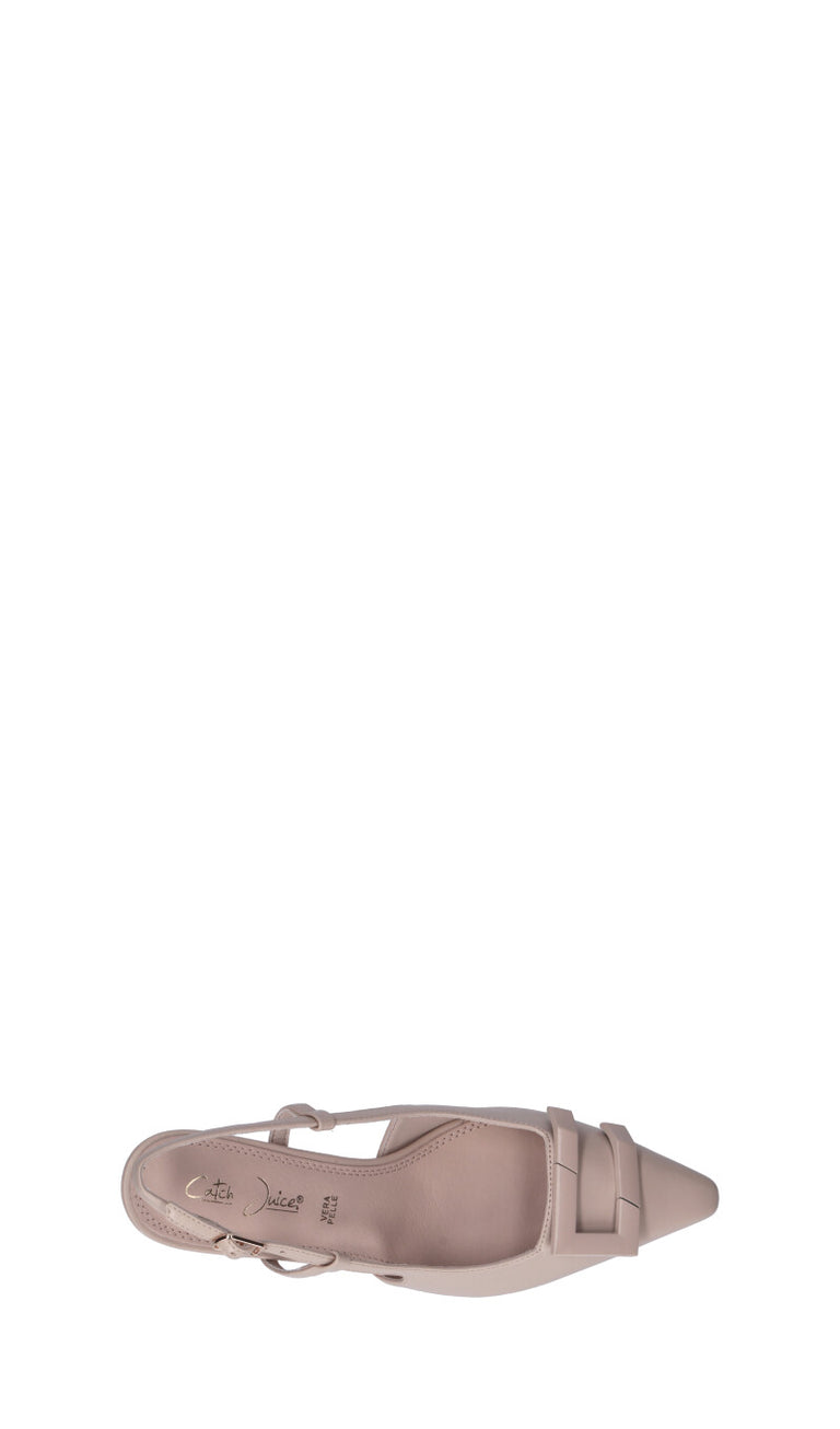 CATCH JUICE Slingback donna nude